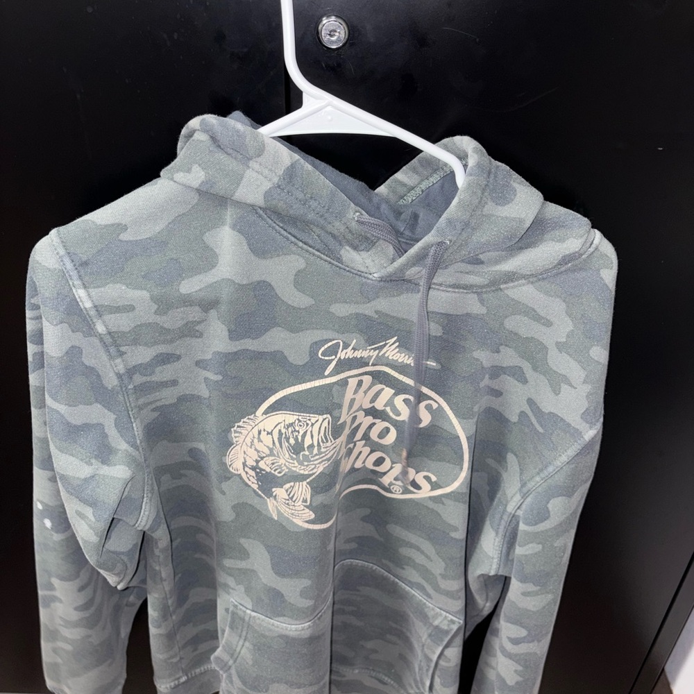 Bass Pro Shops Gray Camo Hoodie